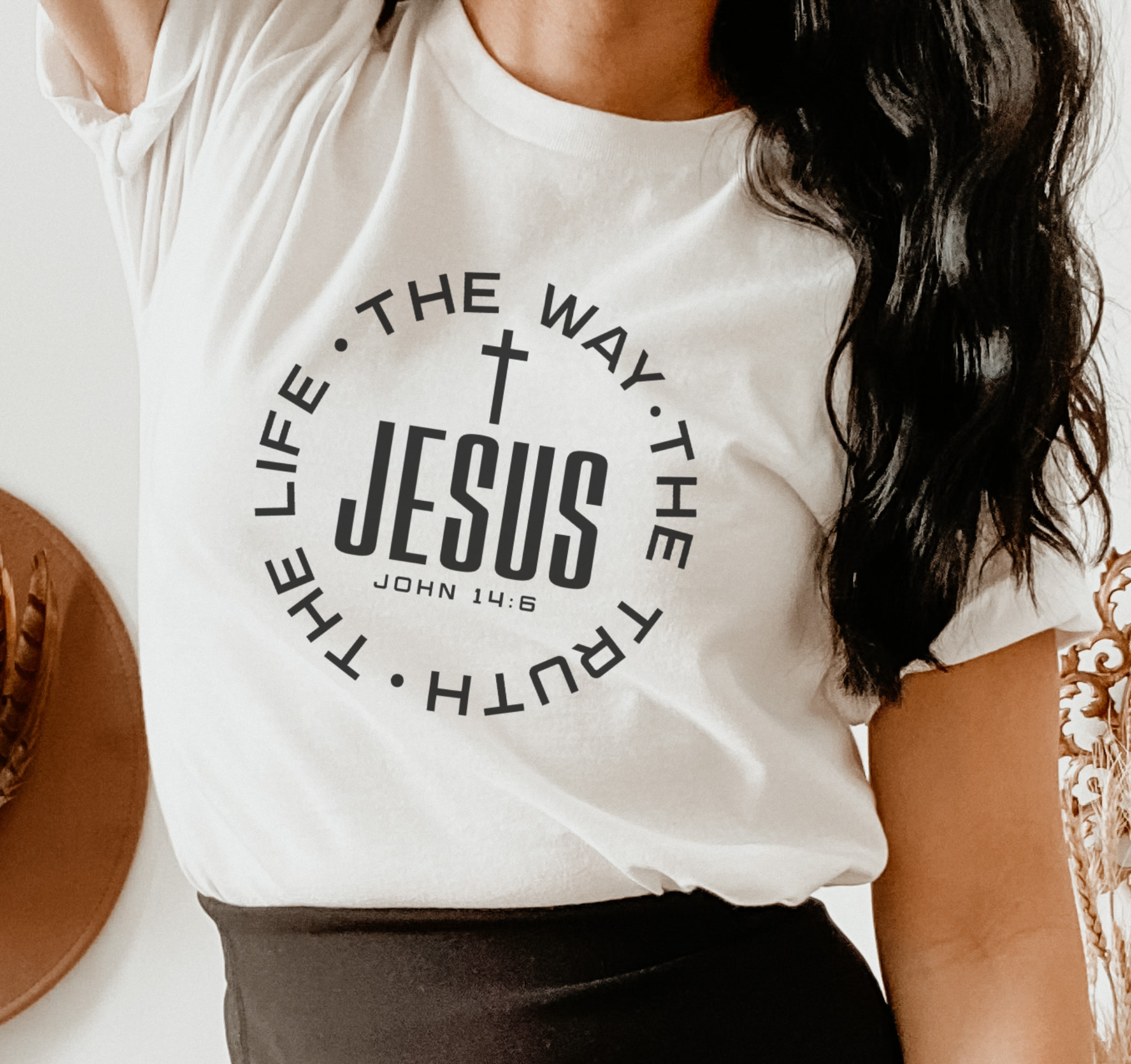 Jesus, The Way, The Truth, The Life T-Shirt, John 14.6