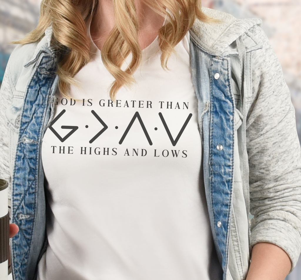 God Is Greater Than The Highs And Lows Black